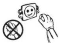 Cartoon illustration of a distressed container with a bag labeled 'KG' (no text or symbols on the bag itself)