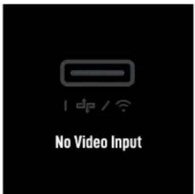 I dp / Wi No Video Input