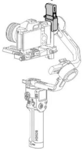Technical line drawing of a mechanical assembly with no visible text or symbols