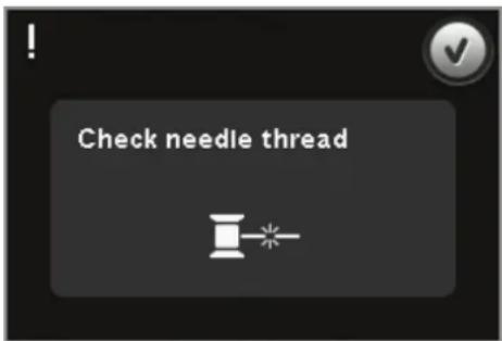 Check needle thread