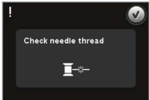 Check needle thread