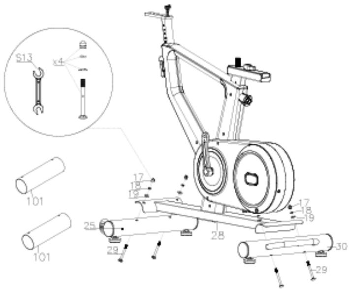 CECOTEC Drumfit Indoor Ultra Rider - PECES I COMPONENTS - 12