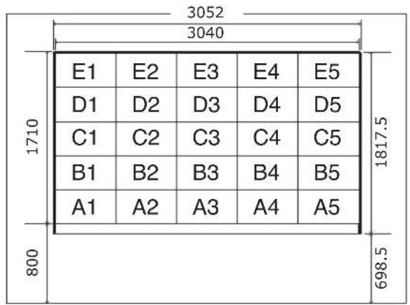 | Position | Label | |---|---| | Top Left | E1 | | Top Right | E2 | | Top Center | E3 | | Top Center | E4 | | Top Center | E5 | | Bottom Left | D1 | | Bottom Center | D2 | | Bottom Center | D3 | | Bottom Center | D4 | | Bottom Center | D5 | | Bottom Center | C1 | | Bottom Center | C2 | | Bottom Cent…