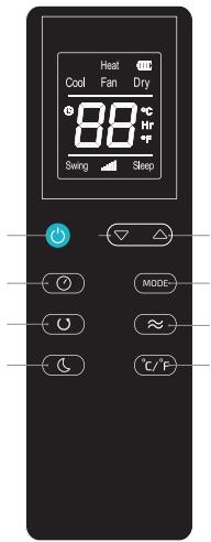 CECOTEC Energysilence 12250 Smartheating - Mando a distancia: - 1