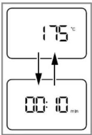 175 °C 00:10 min