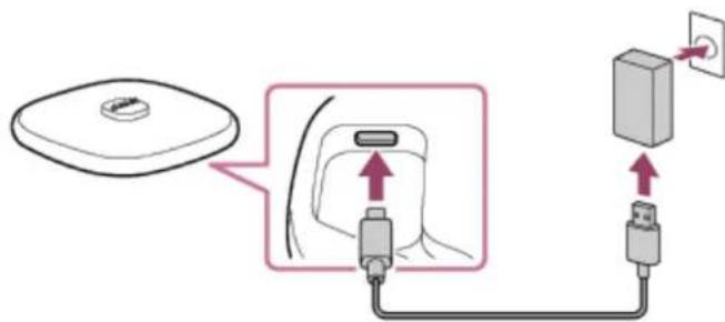Diagram showing cable connection with a device and plug, labeled in Chinese with arrows indicating cable movement.