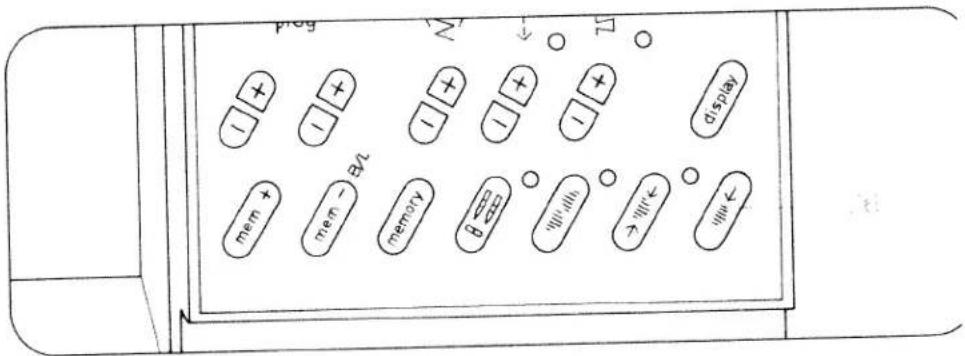 prog + - + - + - + - + - display mem + mem - memory B B ">" << <<