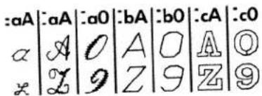 :aA |:aA |:a0 |:bA |:b0 |:cA |:c0 α |A |O |A |O |A |O ₂ |Z |9 |Z |9 |Z |9
