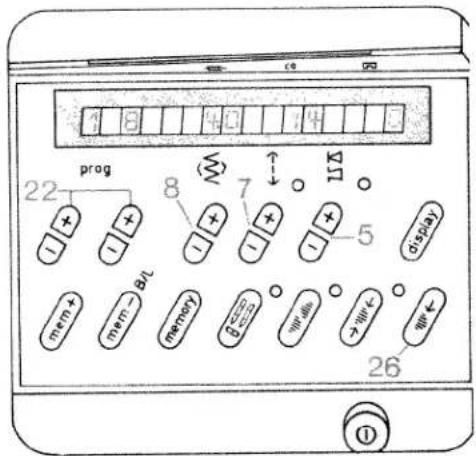 1 8 40 14 3 22 prog 8 7 5 display mem + mem - BIT memory 6 < 26 5 will > 36 36 26