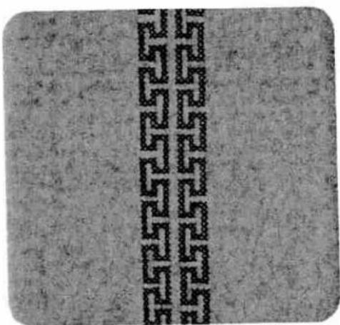 Abstract geometric pattern with interlocking angular shapes on a textured gray background (no text or symbols)