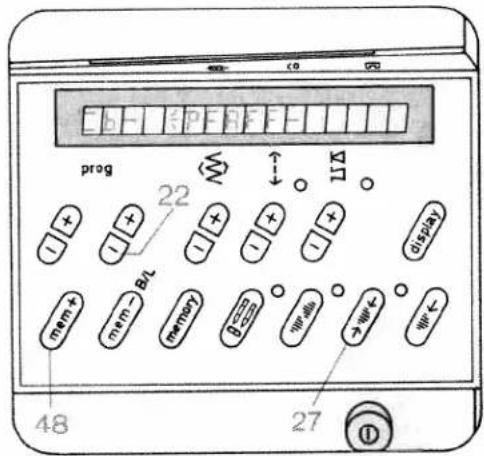 prog 22 ← 11 display mem+ mem- memory 27 48