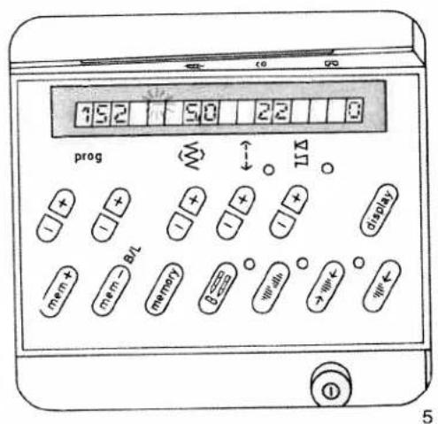 152 90 22 prog B/L mem + mem - B/L memory 0 0 0 0 0 0 0 ① 5