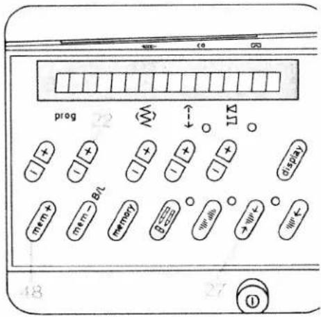 prog 11 display mem + mem → B/L memory P-100 C/200 48 + - + - + - + - + - + - + - + - + - + - + - + - + - + -