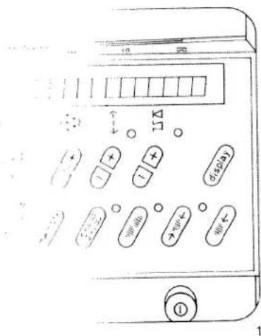 Diagram of a device control panel with labeled buttons and indicators, including '12' and '17' labels.