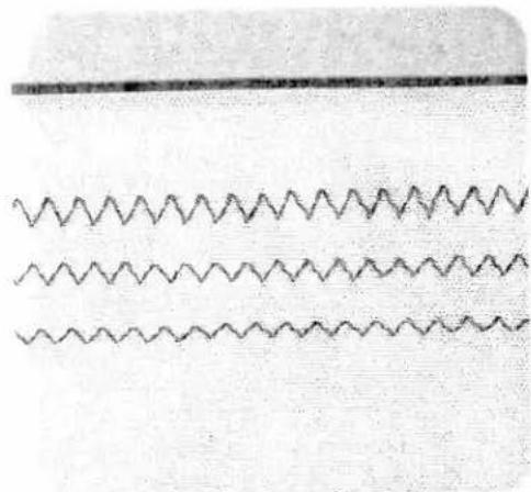 Pure zigzag line pattern without any text, numbers, or symbols
