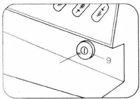 Technical diagram of a device with labeled components and numbered parts