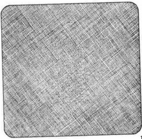 Close-up of a textured fabric with intersecting diagonal lines (no text or symbols)
