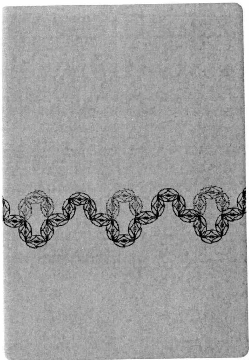 Abstract geometric pattern composed of interlocking rings (no text or symbols)