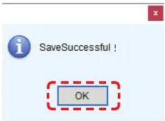 SaveSuccessful ! OK