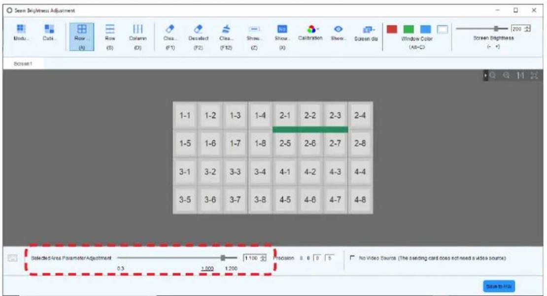Scan Brightness Adjustment Mode... Cabe... Row... Row ... Column ... Class... Desected ... Class... Show... Show... Calibration Show... Screen dia Window Color Window Color Screen Brightness (A) (B) (C) (F1) (F2) (F3) (Z) (X) (A+B+C) Screen1 1-1 1-2 1-3 1-4 2-1 2-2 2-3 2-4 1-5 1-6 1-7 1-8 2-5 2-6 2-…