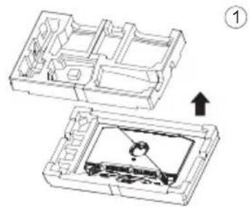 Technical line drawing of a mechanical component with two views, one showing internal structure and the other showing internal components (no text or symbols)