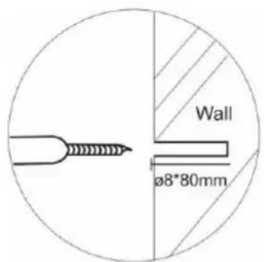 Wall Ø8*80mm