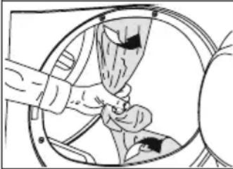 Illustration of hands cleaning a car wheel rim with a cloth (no text or symbols)