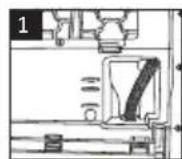 BEKO BT113DBS - Connecting the water drainage hose - 1