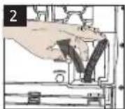 BEKO BT113DBS - Connecting the water drainage hose - 2