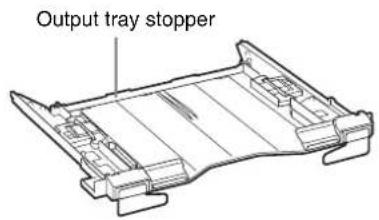 Output tray stopper