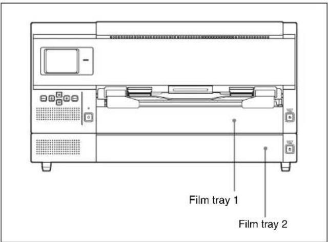 Film tray 1 Film tray 2