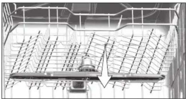 Diagram of a ship's deck structure with grid lines and an arrow indicating speed (no text or symbols)
