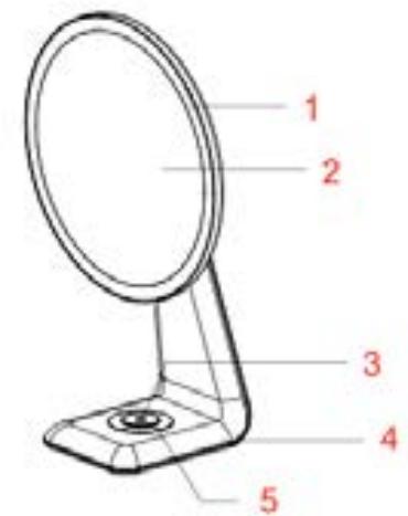 CECOTEC Facecare Mirror Design - TEGLIMAT BCHUOSU MUPBAH LED - 1