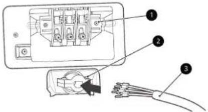 LG D8401WE - Cable de alimentación de tres hilos - 2