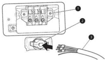 LG D8401WE - Cable de alimentación de cuatro hilos - 2