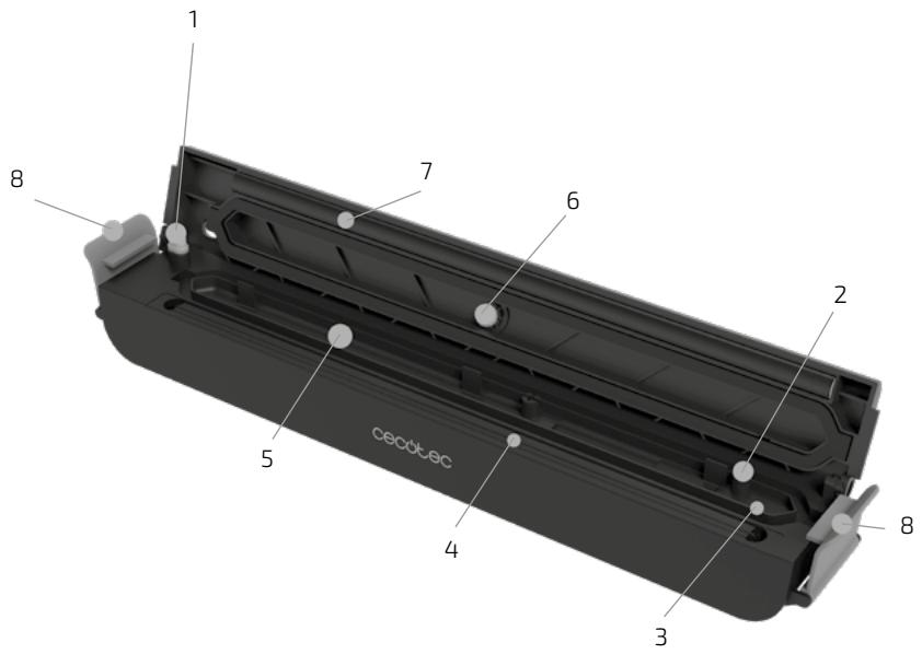 CECOTEC Foodcare Sealvac 600 Easy - PIEZAS Y COMPONENTES - 1