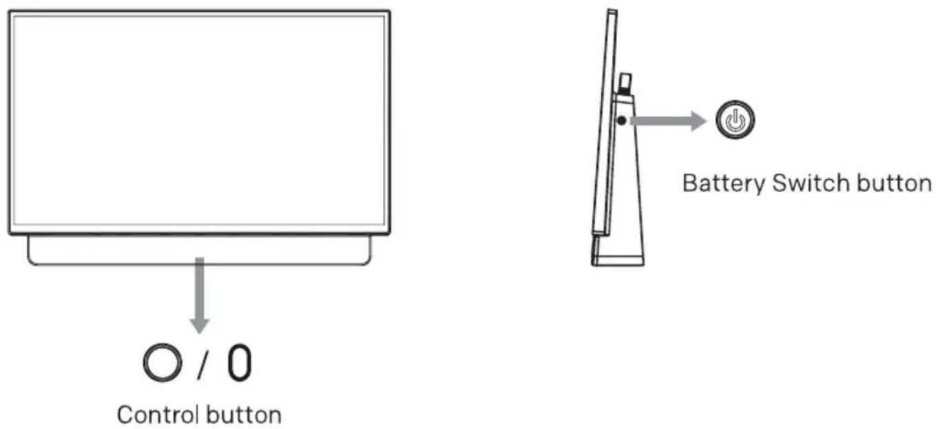 Control button Battery Switch button