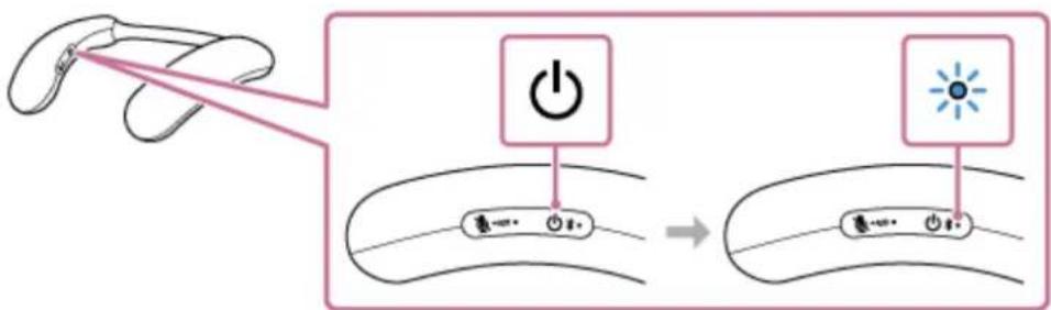 Diagram illustrating a power switch operation with labeled components and directional arrows