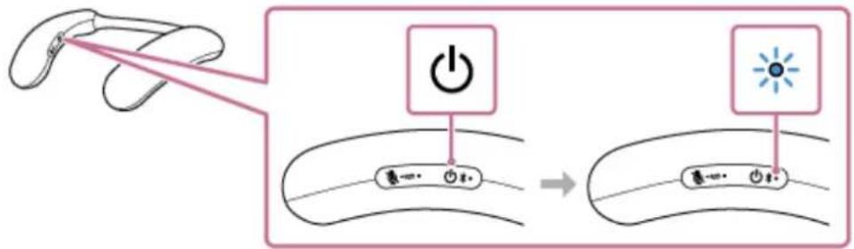 Diagram illustrating a power switch operation with labeled components and directional arrows