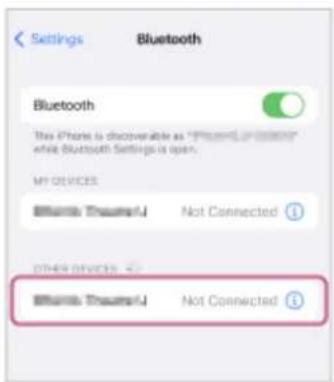 Settings Bluetooth Bluetooth This iPhone is discoverable as "Phone1.2.2.2.2.2.2.2.2.2.2.2.2.2.2.2.2.2.2.2.2.2.2.2.2.2.2.2.2.2.2.2.2.2.2.2.2.2.2.2.2.2.2.2.2.2.2.2.2.2.2.0 MY DEVICES Bluetooth Thunes/J Not Connected ③ OTHER DEVICES ④ Bluetooth Thunes/J Not Connected ⑤