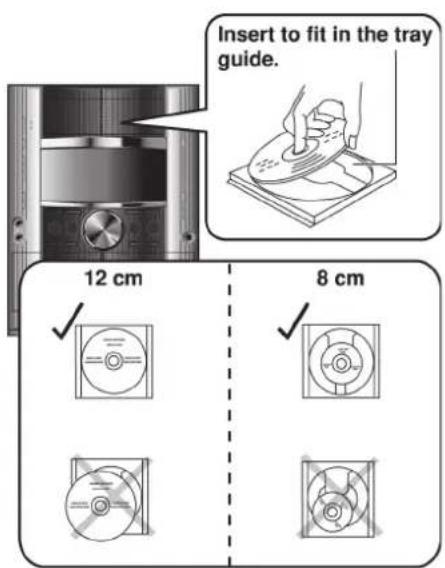 Insert to fit in the tray guide. 12 cm 8 cm