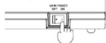 PANASONIC PT-AE300U - Turning on the power - 3