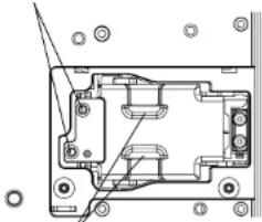 Technical diagram of a mechanical assembly with no visible text or symbols