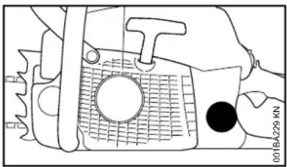 STIHL MS 291 C-Q - Llenado de combustible - 2