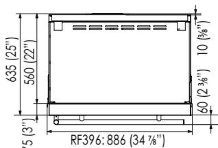 SMEG RF376RSIX - Syvyys ovi mukaan luettuna - 2
