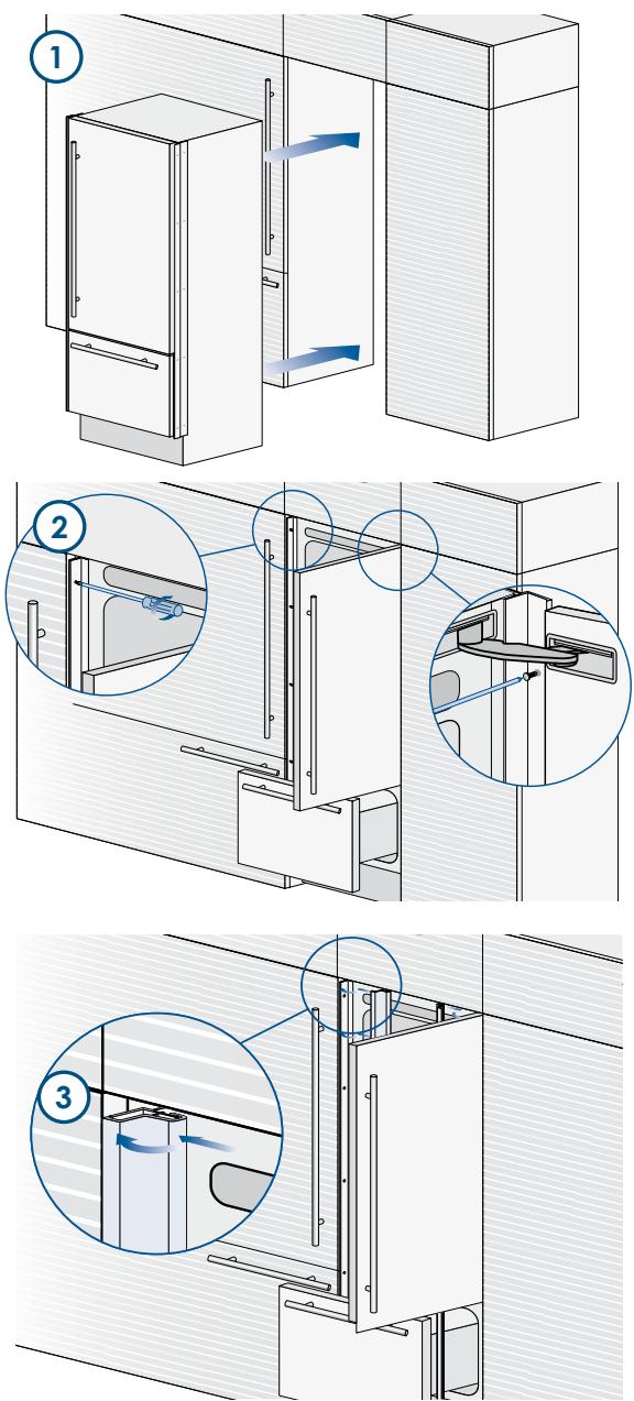 SMEG RF376RSIX - Installation in der Öffnung - 1