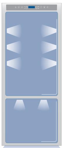 SMEG RF376RSIX - Iluminação - 1