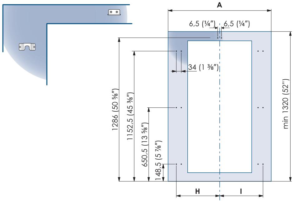 SMEG RF376RSIX - Przygotowanie paneli dekoracyjnych na chłodziarkę ze szklanymi drzwiczkami i szufladą - 3