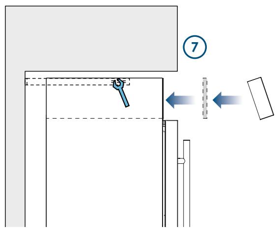 SMEG RF376RSIX - Montage der Kippsicherung: Gesamtintegration - 3