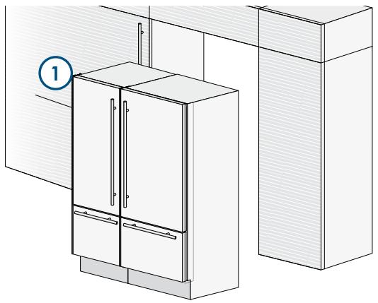 SMEG RF376RSIX - Installation in der Öffnung - 3
